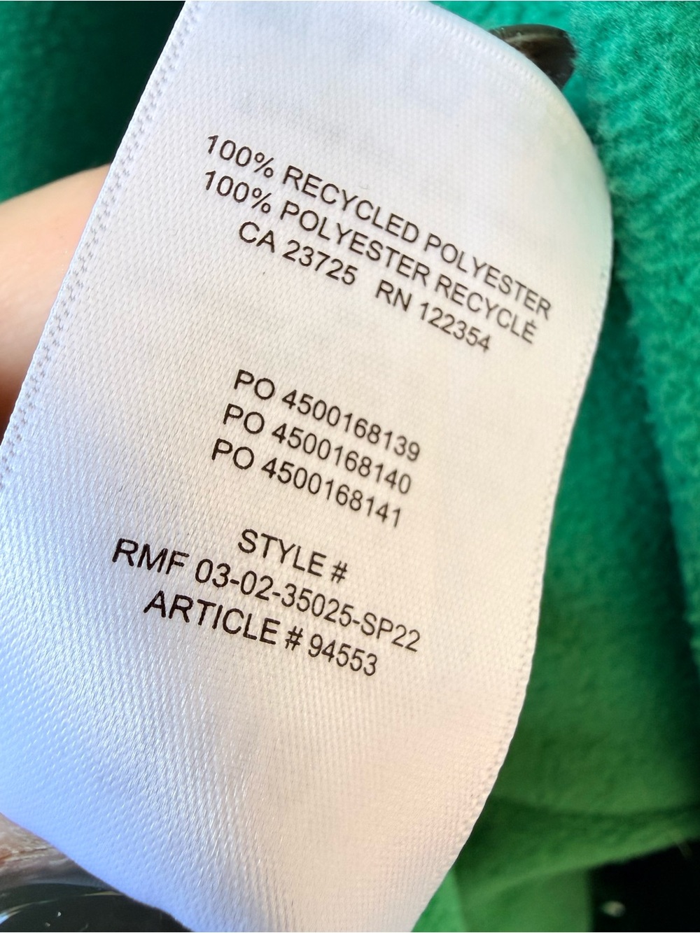 TNA Aritzia Green Fleece Button-Up Shacket Jacket 2XL - Picture 7 of 9